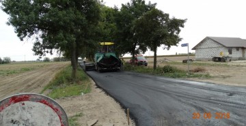Przybywa  dróg asfaltowych w Gminie Wąpielsk